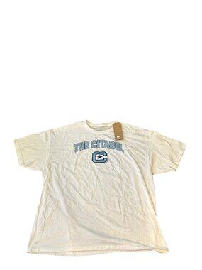 NWT The Citadel Bulldogs The Victory Wordmark White T-Shirt
